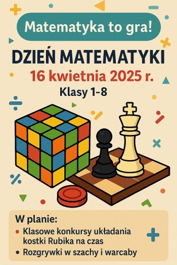 PLAKAT DZIEŃ MATEMATYKI NR 2