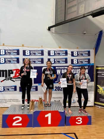 Małgorzata Salamon na podium