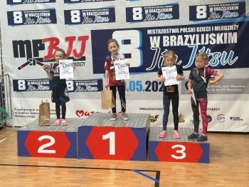 Nina Grzelak na podium