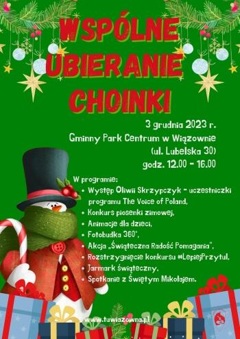 ubieranie choinki GW