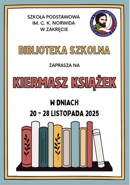 KIERMASZ KSIĄŻEK W BIBLIOTECE SZKOLNEJ 