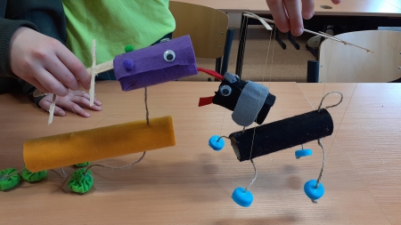 Kreatywność na sznurkach - Marionetki klas szóstych