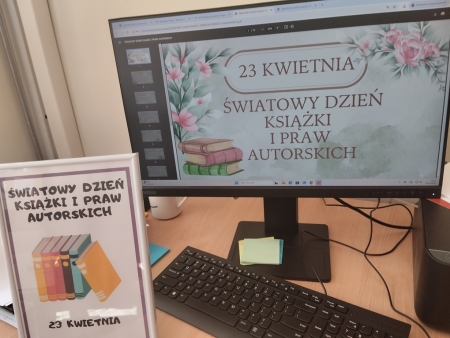 Światowy Dzień Książki i Praw Autorskich w Naszej bibliotece