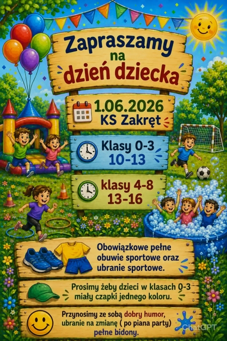 Dzień dziecka - 1.06.2026 r.