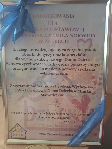 Podziękowania 