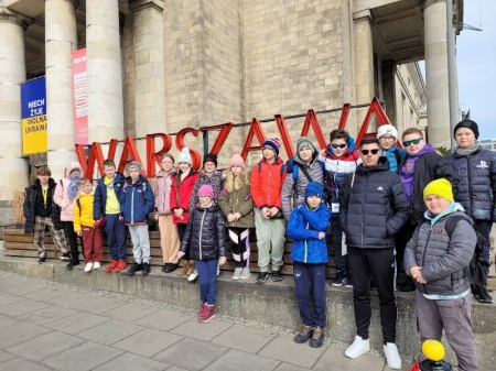Wycieczka klasowa klasy 4b do Warszawy