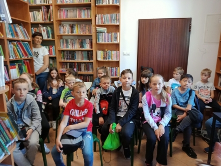 Z wizytą w Miejskiej Bibliotece Publicznej w Halinowie