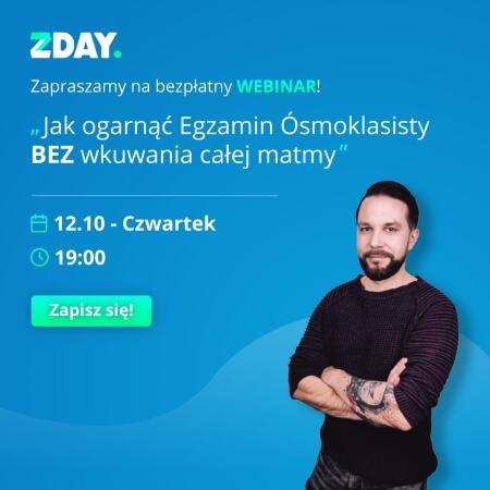 Bezpłatny webinar dla ósmoklasistów