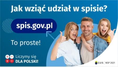 Narodowy Spis Powszechny 2021. Spiszmy się jak najszybciej